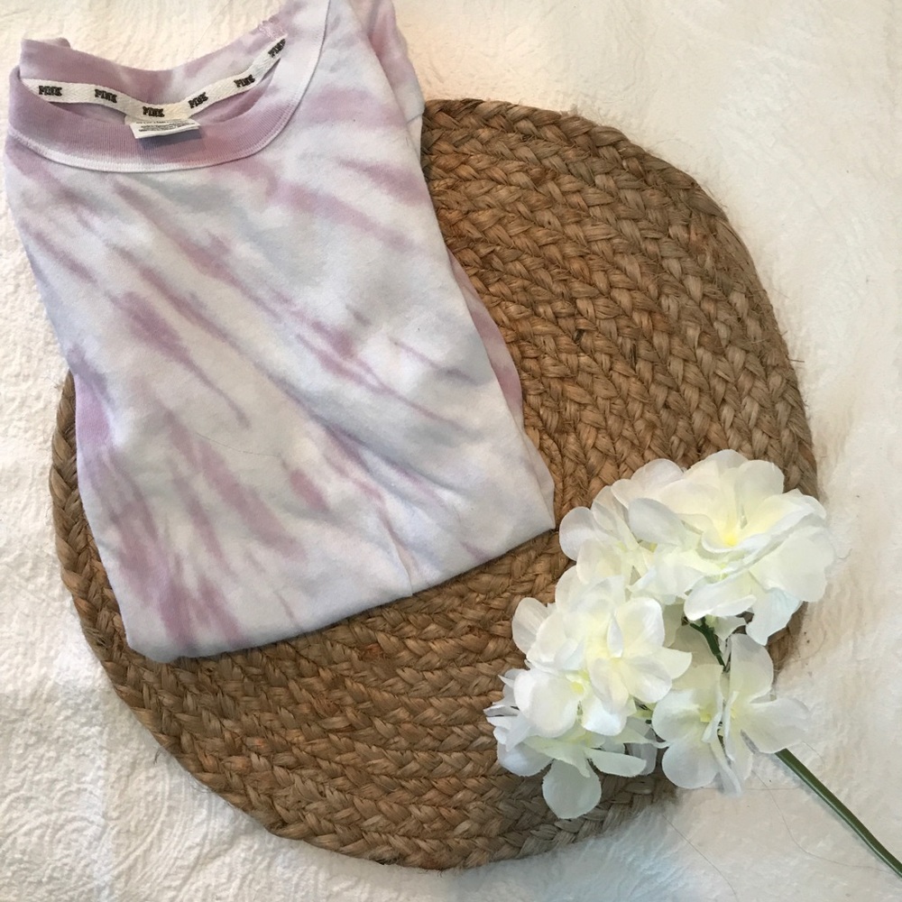 EUC Pink by Victoria’s Secret Tie Dye Tee Shirt